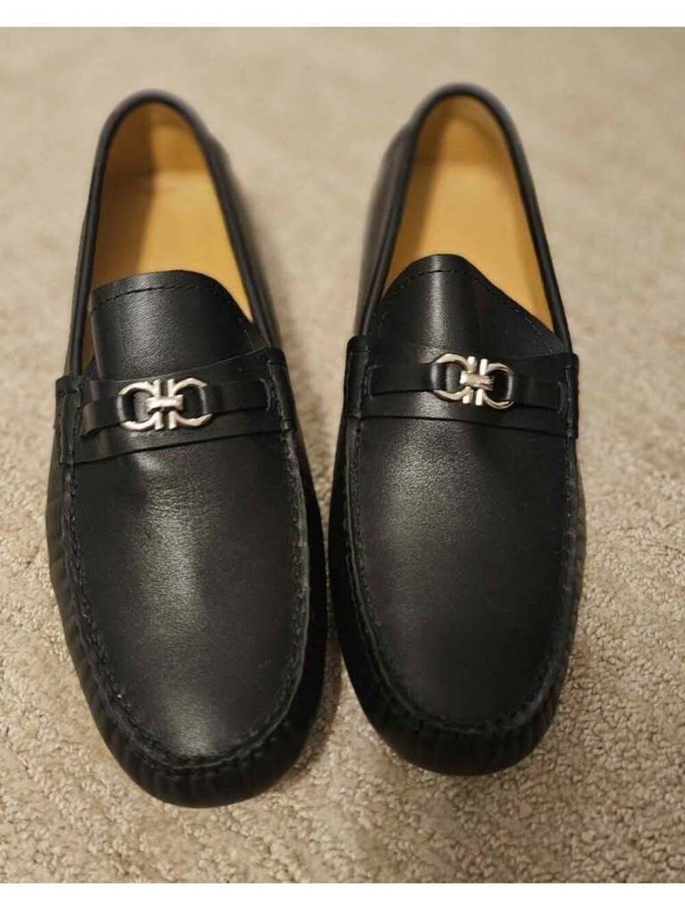Salvatore Ferragamo Driving Loafers, Size 9